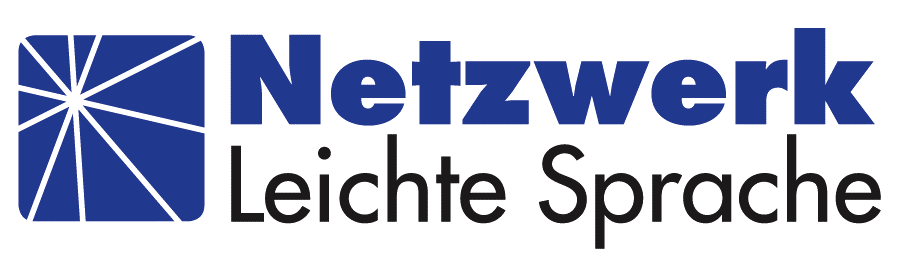 Logo eines Netzwerkes - Leichte Sprache