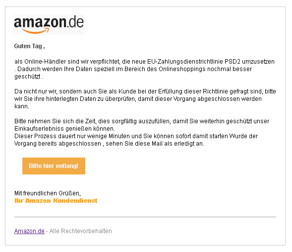 Phishing Amazon