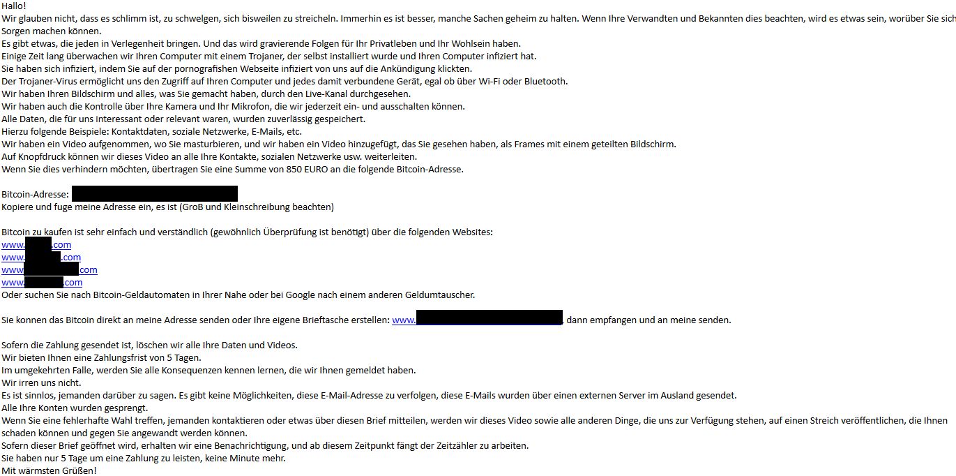 Erpressung
