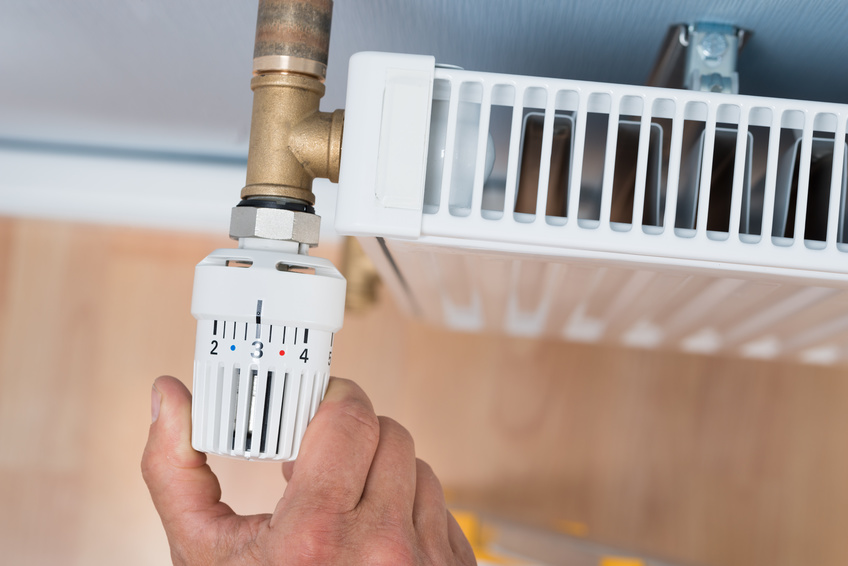 Standard-Thermostat an der Heizung