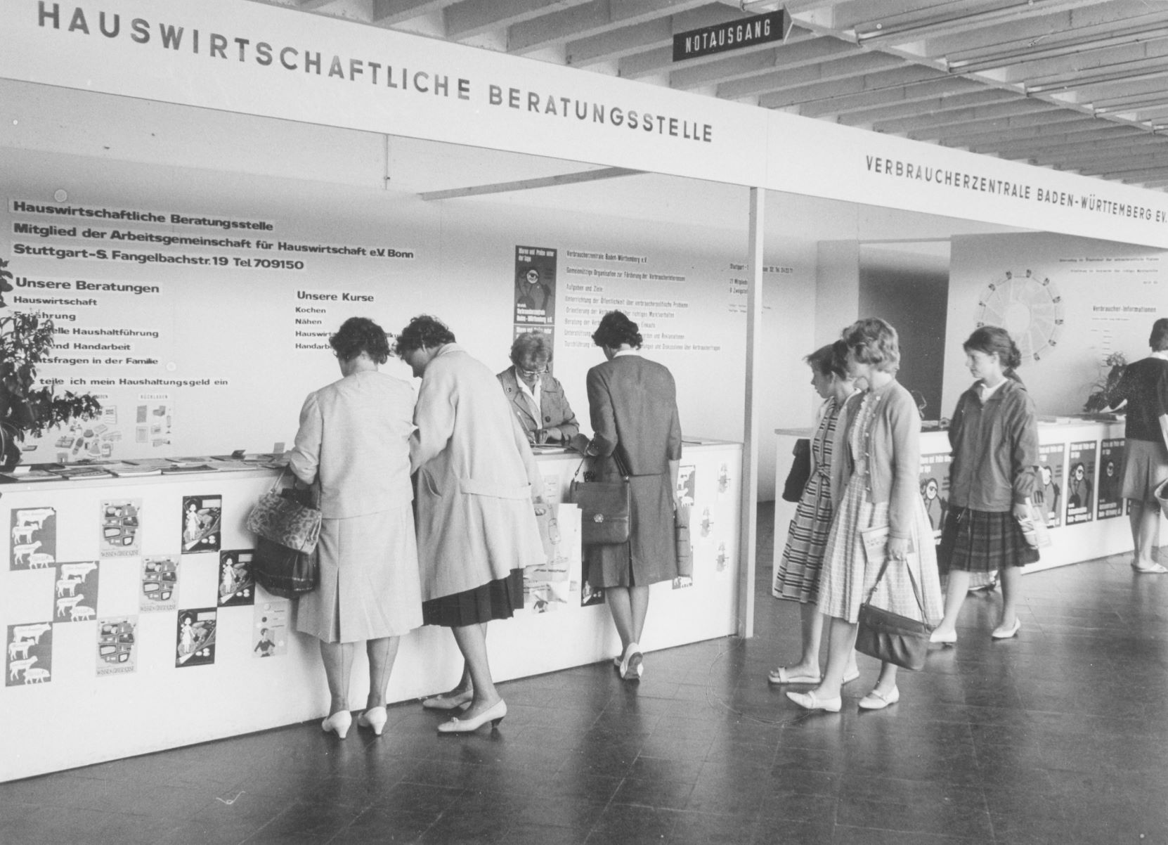 Infostand auf der INFORMA 1962