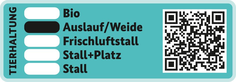 Logo für Tierhaltungs-Kennzeichnungg - von Stall bis Bio