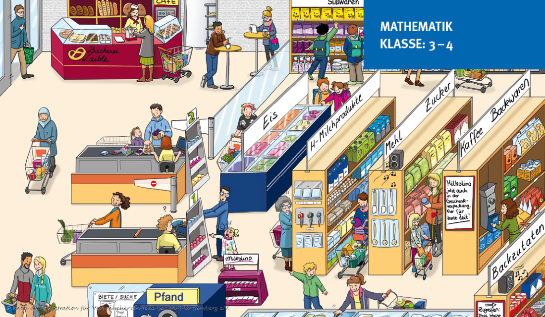 Supermarktwimmelbild 