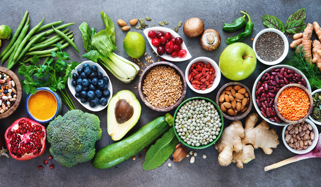 Bunte Gemüsesammlung