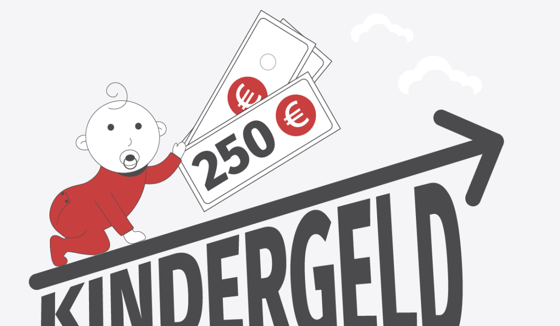 Grafik zum Thema Kindergeld