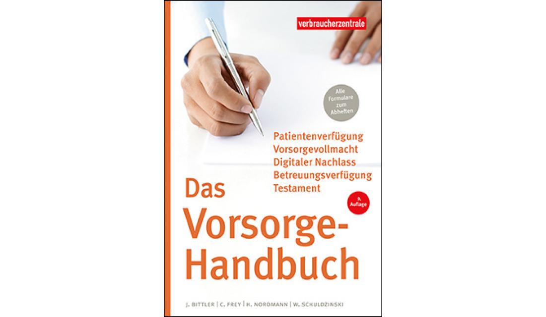 Titelbild des Ratgebers "Das Vorsorge Handbuch"