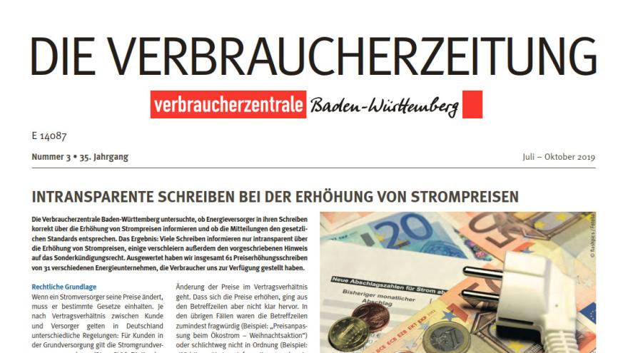 Verbraucherzeitung