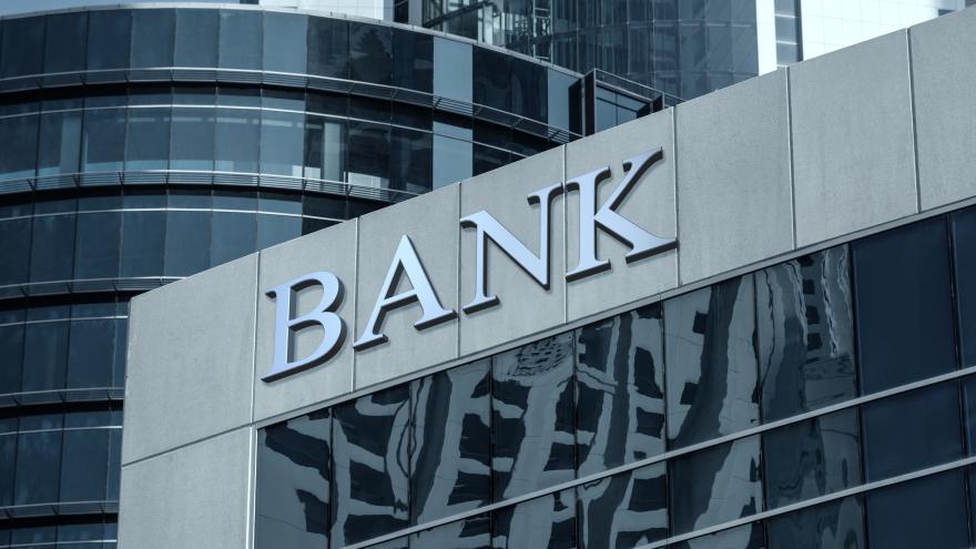 Fassade einer Bank