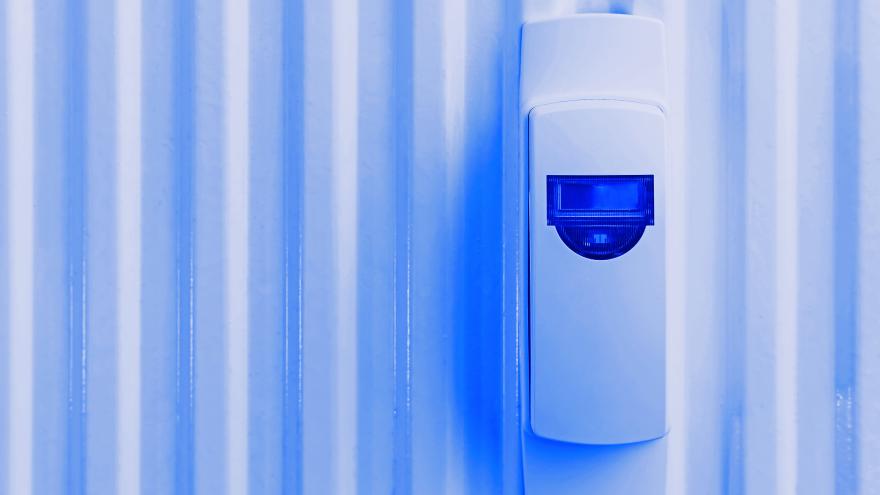 Heizkostenzähler blau