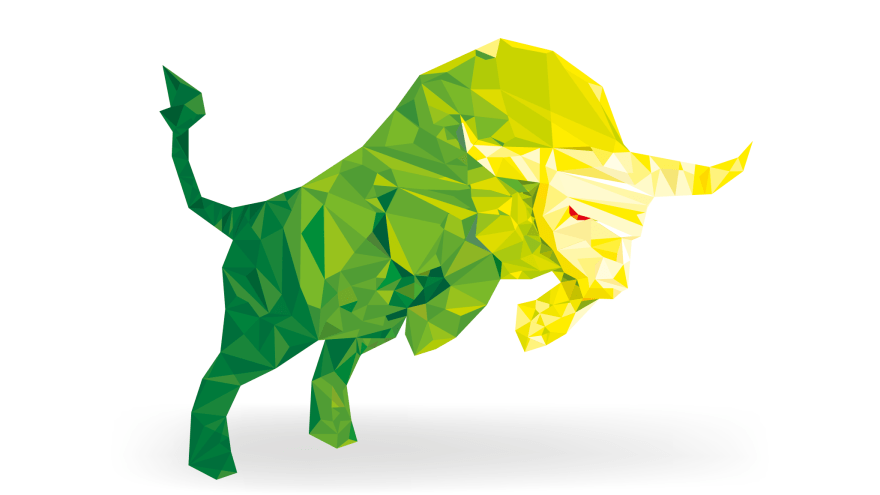 Grafik von Bulle Wall Street