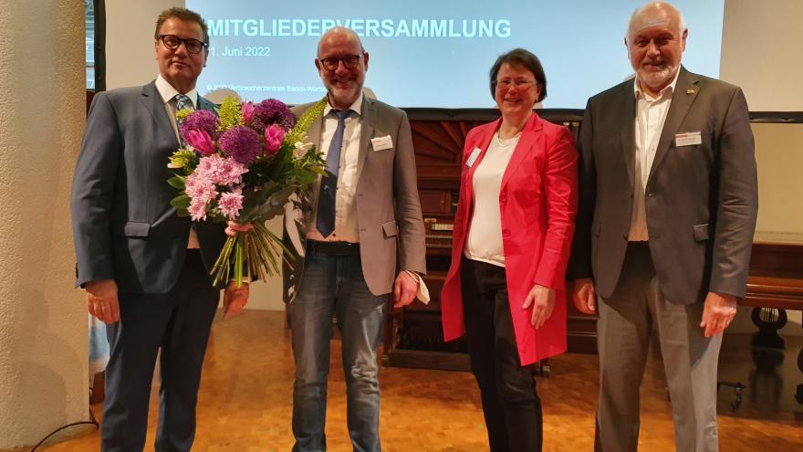 Von links nach rechts: Hauk, Sakellariou, Tausch, Bullinger