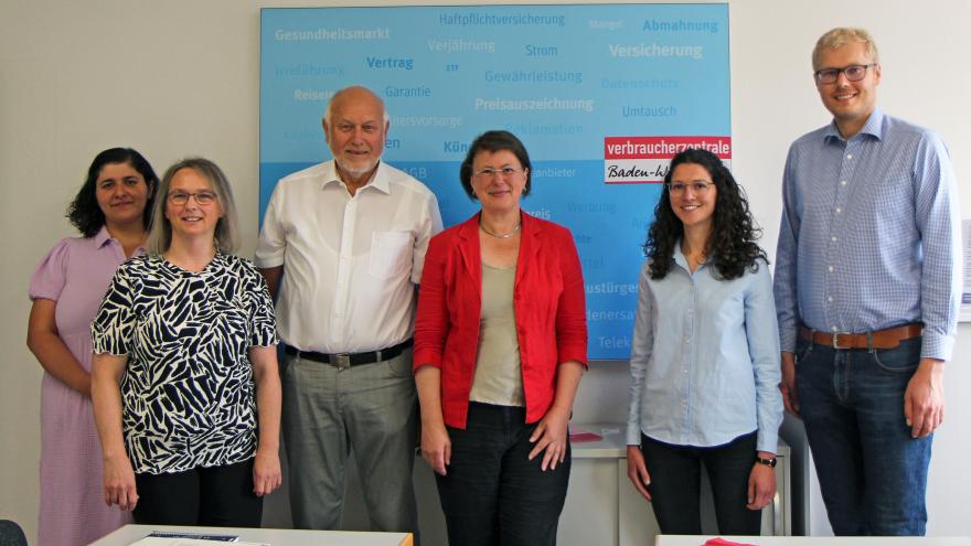 Besuch des Haller Oberbürgermeisters Daniel Bullinger in der Beratungsstelle Schwäbisch Hal