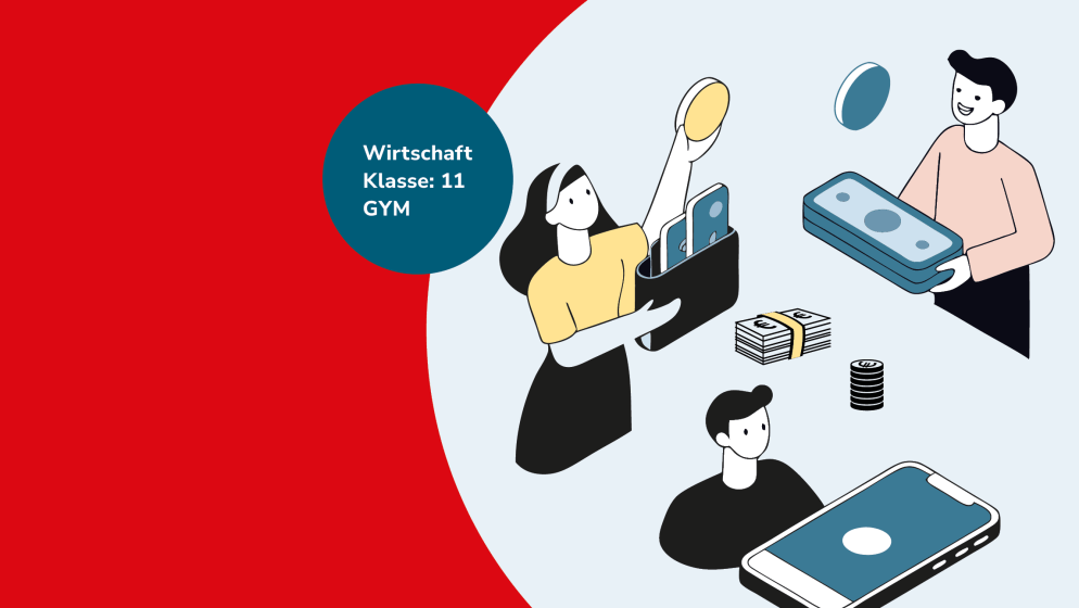 Illustration verschiedener Finfluencer