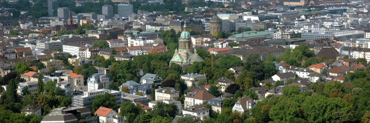 Mannheim - Blick auf die Stadt