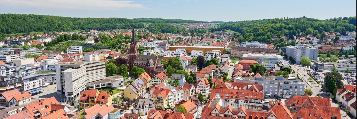 Heidenheim Blick auf die Stadt