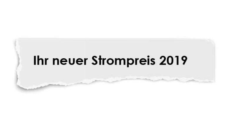 Papierschnipsel mit Betreff eines Anschreibens vom Stromanbieter