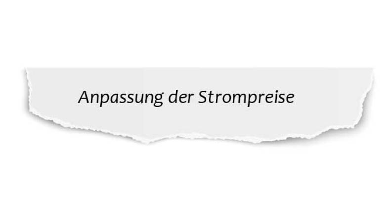Papierschnipsel mit Betreff eines Anschreibens vom Stromanbieter