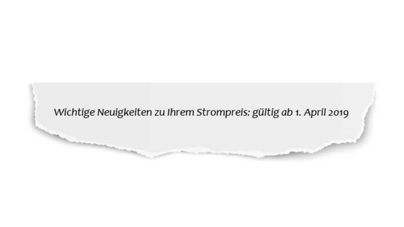 Papierschnipsel mit Betreff eines Anschreibens vom Stromanbieter