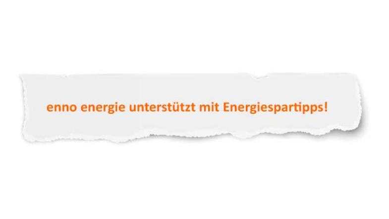 Betreffzeile aus Preiserhöhungsschreiben "enno energie unterstützt mit Energiespartipps"