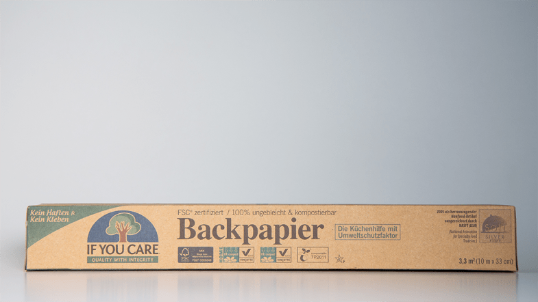 Verpackung Backpapier