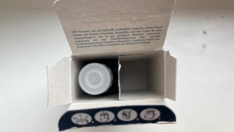 Flasche in der Packung