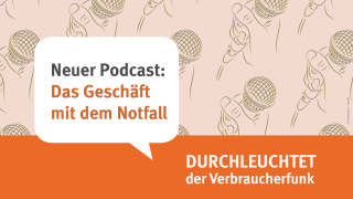 Sprechblase Neuer Podcast: Das Geschäft mit dem Notfall