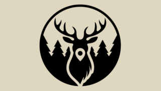 Illustration eines Hirschen als Logo der App "Waldfleisch"